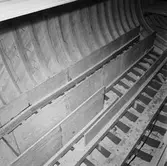 Minsvepare under byggnad i båtverkstan 