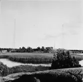 Telesekt. radiostationen Notholmen ext o int repro från färgkop.