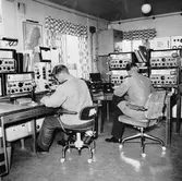 Telesekt. radiostationen Notholmen ext o int repro från färgkop.