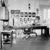 Telesekt. radiostationen Notholmen ext o int repro från färgkop.