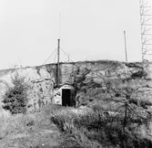 Telesekt. radiostationen Notholmen ext o int repro från färgkop.