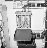 Belos bryggan och maskinrummet