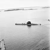 Ubåten Gripen från kran nr 14