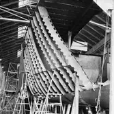 Tankbåt (nyb. 295) under byggnad