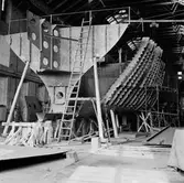 Tankbåt (nyb. 295) under byggnad