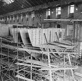 Tankbåt (nyg. 295) under byggnad