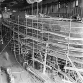 Tankbåt (nr 295) under byggnad