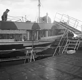 M/s Edda på slipen (botten)