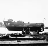 Svartlöga M 49 sjösättning