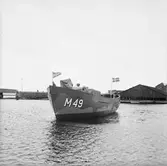 Svartlöga M 49 sjösättning
