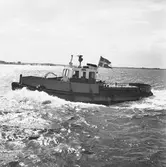 Bogserbåten passopp till sjöss