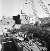 Lyft av däckhus till T 124