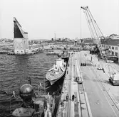 Torpedbåtar vid verkstadspiren