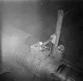 Svetsning av autoklav i plåtverkstan