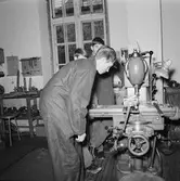 Nya lärlingar i lärlingskolan