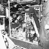 Lyft av motor från maskinrum på T 126