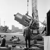 Lyft av motor från maskinrum på T 126