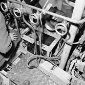 Lyft av motor från kaj till maskinrum T 126