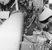 Lyft av motor från kaj till maskinrum T 126