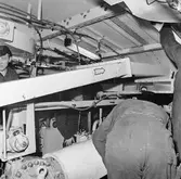 Lyft av motor från kaj till maskinrum T 126