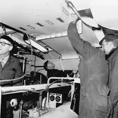 Lyft av motor från kaj till maskinrum T 126