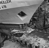 Östtyskt båt i Polhemsdockan 