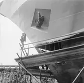 Östtyskt båt i Polhemsdockan 