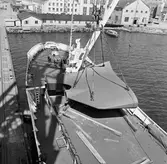 Lyft av akterstäv till M.S Gran