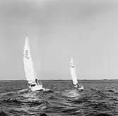 Segelbåten Viggen och L 32 till sjöss 