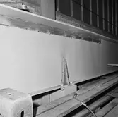 Arbete till nya travers i plåtverkstan