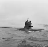 Ubåten Sjöbjörnen provtur