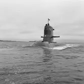 Ubåten Sjöbjörnen provtur