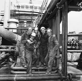 Målningsarbete å tank 4 petrotank