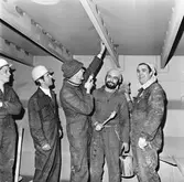 Målningsarbete å tank 4 petrotank