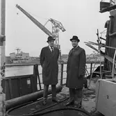 V.D Bergelin och V.D Söderman ombord petrotank