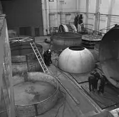 Absorptionstorn rostfritt i aluminiumverkstan