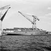 Minfartyget Älvsborg vid verkstadskajen