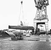 Nordö av Öland i docka 1 lyft av bottensektion 