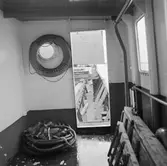 Lyft av bottensektion å 100-tonskranen