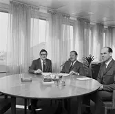 VD Söderman Ing. B. Olsson och Ing. Ernstsson