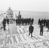 Inmönstring på minfartyget Älvsborg