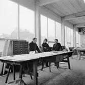 Modell av styrhytt och instrumentpanel Spica II