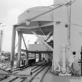 Minfartyget Älvsnabben maskinrum och brygga