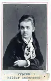 Porträtt av Fröken Hildur Andersson