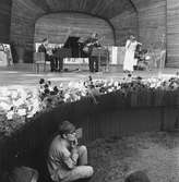 Alice Babs och Bengt Hallbergs kvartett på Sollidenscenen, Skansen.