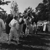 Värmländskt bondbröllop på Skansen.