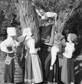 Fröken Skansen Gunnel Bergström och Skansenguiderna