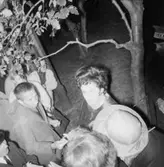 Birgit Nilsson möter beundrare vid Sollidenscenen, Skansen.