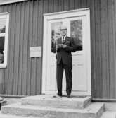 Väla skola, Skansen. Talare vid invigning.