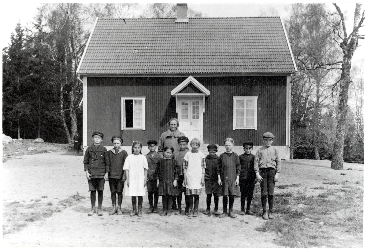 Unknown artist, Klass på Björkängsskolan
